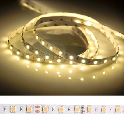 LED Kopalniški trak 5m LED/45W/12V IP65 bela