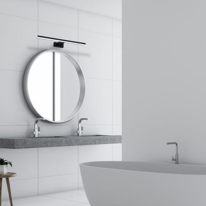 LED kopalniško stensko svetilo SHINE LED/13,8W/230V 60 cm IP44 črna