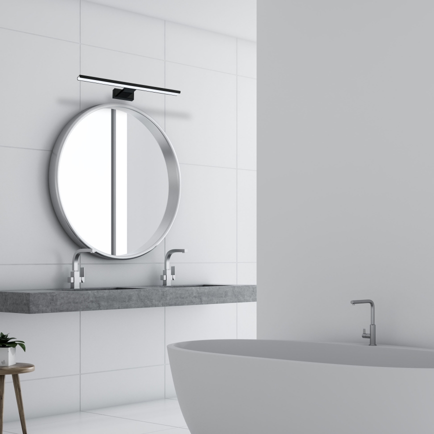 LED kopalniško stensko svetilo SHINE LED/13,8W/230V 60 cm IP44 črna