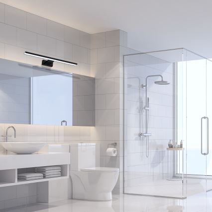 LED kopalniško stensko svetilo SHINE LED/13,8W/230V 60 cm IP44 črna