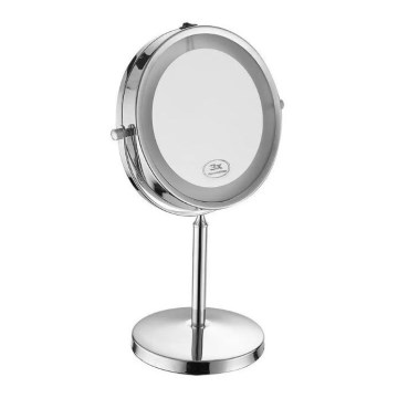 LED Kozmetično ogledalo LED/3W/6V 4xAA IP44