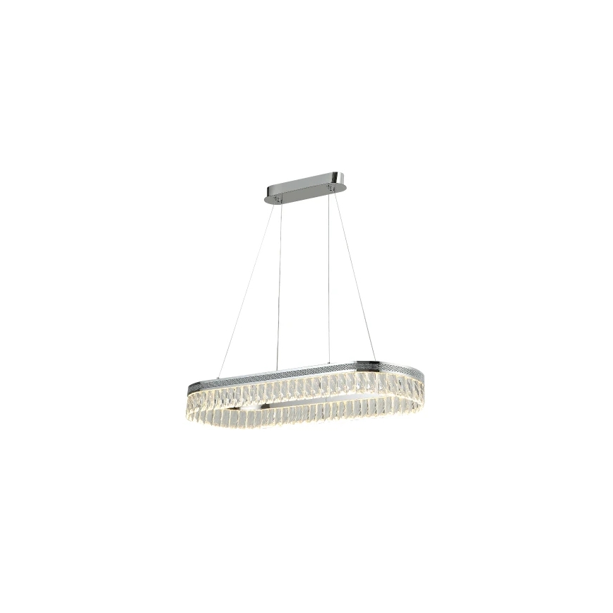 LED zatemljiv kristalni lestenec na kablu THALIA LED/50W/230V 3000-6000K + daljinski upravljalnik