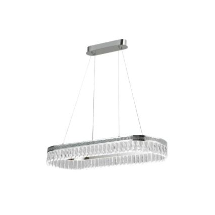 LED zatemljiv kristalni lestenec na kablu THALIA LED/50W/230V 3000-6000K + daljinski upravljalnik