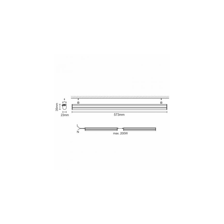 LED Kuhinjska podelementna svetilka LED/9W/230V 4000K