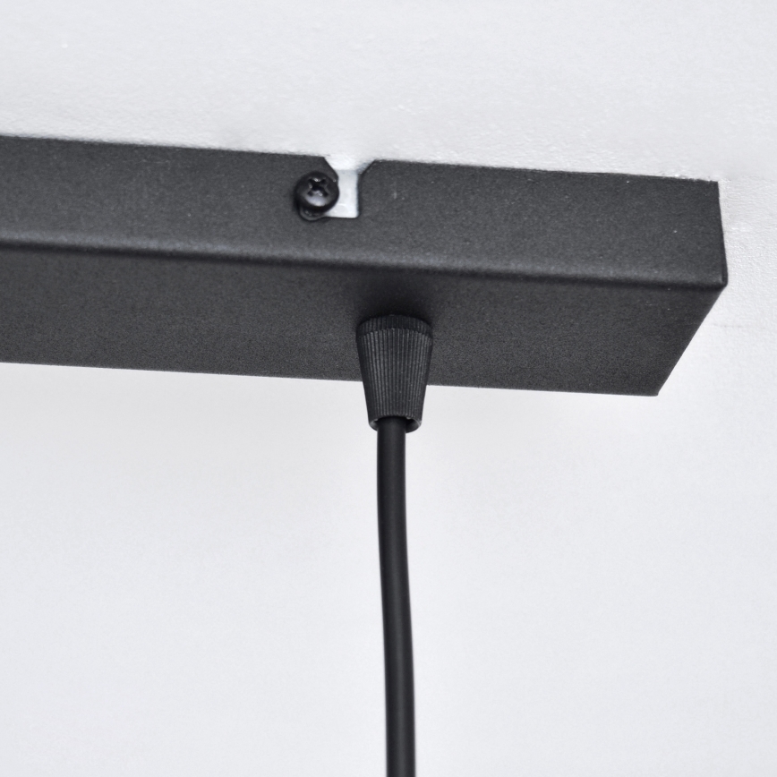 LED LED Lestenec na vrvici VOLTA 2xE27/15W/230V črna/zlata