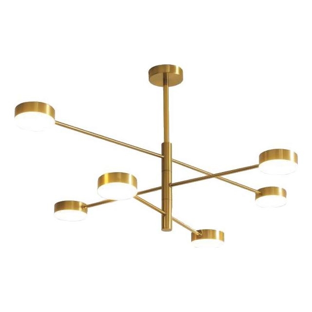 LED Lestenec na drogu LED/30W/230V 3000K zlata