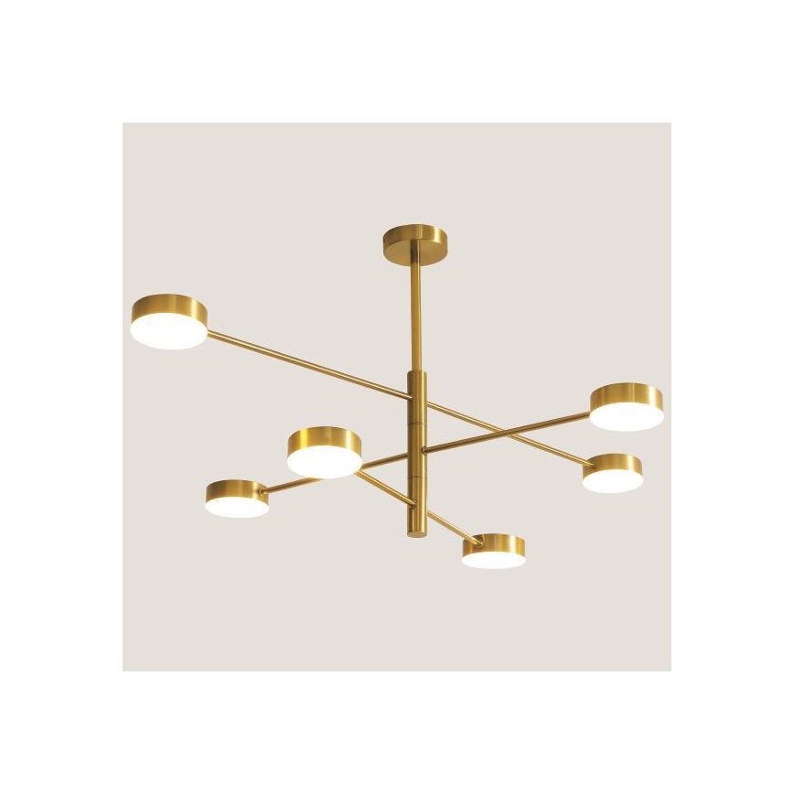 LED Lestenec na drogu LED/30W/230V 3000K zlata