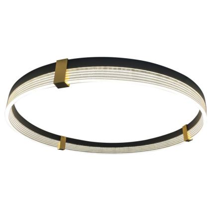 LED lestenec na jeklenem kablu TRIANGLE LED/40W/230V 3000/4000/6000K, premer 60 cm, črna