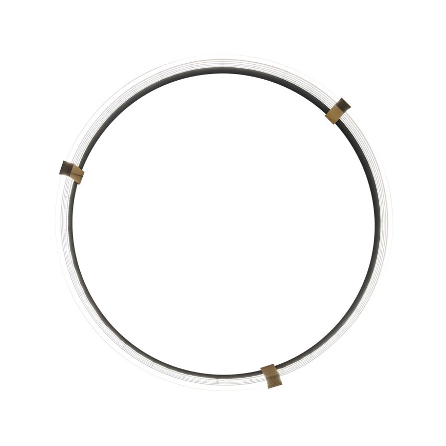 LED lestenec na jeklenem kablu TRIANGLE LED/40W/230V 3000/4000/6000K, premer 60 cm, črna