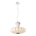 LED lestenec na jeklenem lanku BOLA LED/11W/230V + 1xE27/5W CRI 90 bela