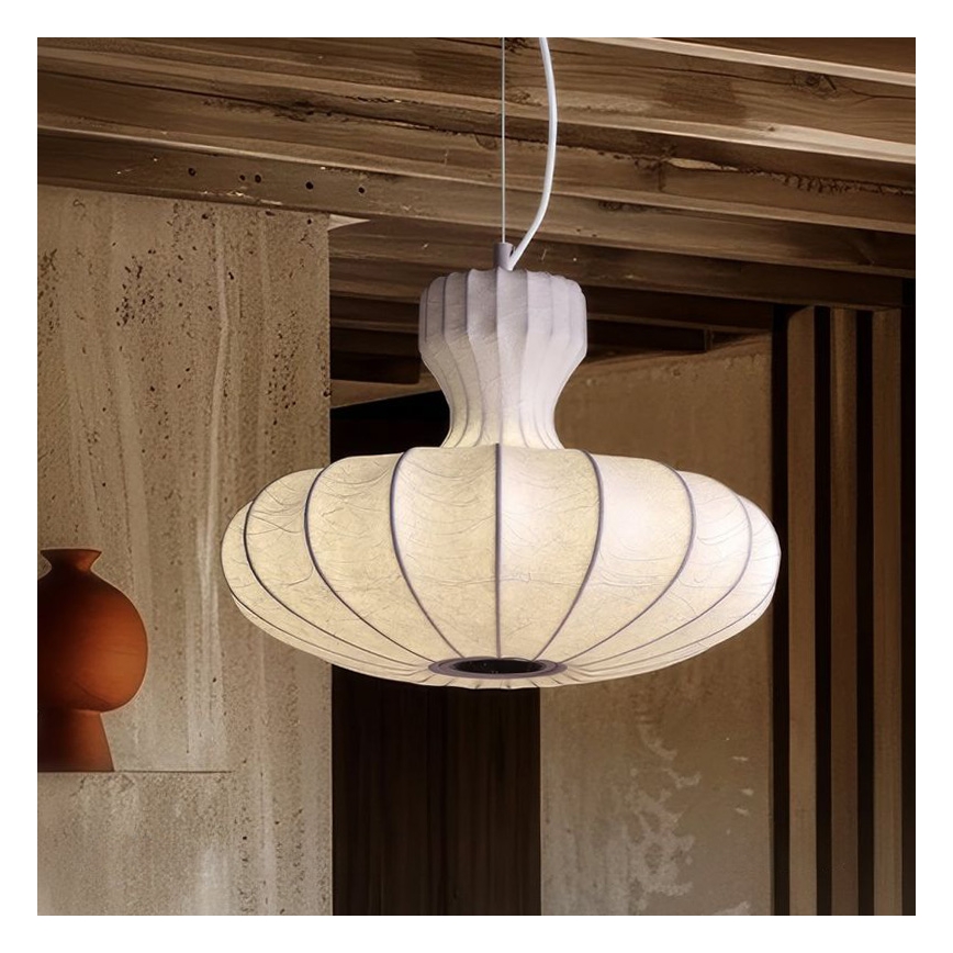 LED lestenec na jeklenem lanku BOLA LED/11W/230V + 1xE27/5W CRI 90 bela
