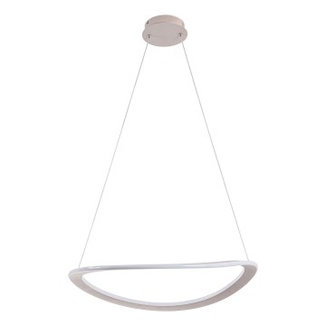 LED lestenec na jeklenem lanku CASHMERE LED/40W/230V, premer 59,5 cm, bež