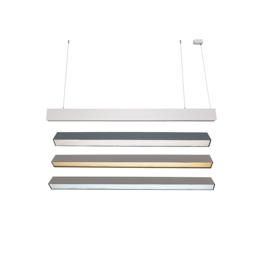 LED lestenec na jeklenem lanku LED/55W/230V 3000/4000/6500K 120 cm bela