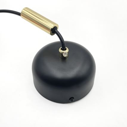 LED lestenec na jekleni vrvici BONNIE LED/10W/230V 3000K črna