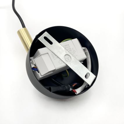 LED lestenec na jekleni vrvici BONNIE LED/10W/230V 3000K črna