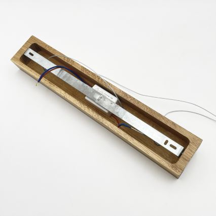 LED lestenec na jekleni vrvici VERDE LED/18W/230V 3000K 106 cm hrast