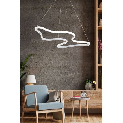 LED lestenec na kablu ARTISAN LED/36W/230V 6500K bel