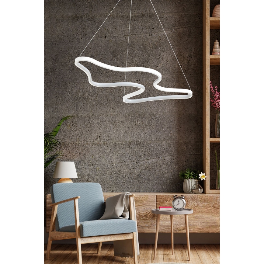 LED lestenec na kablu ARTISAN LED/36W/230V 6500K bel