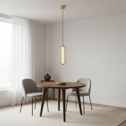 LED lestenec na kablu BONNIE LED/15W/230V 3000K zlati