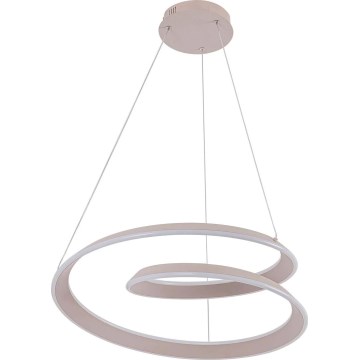 LED lestenec na kablu CASHMERE LED/75W/230V, premer 60 cm, bež