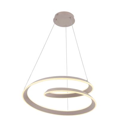 LED lestenec na kablu CASHMERE LED/75W/230V, premer 60 cm, bež