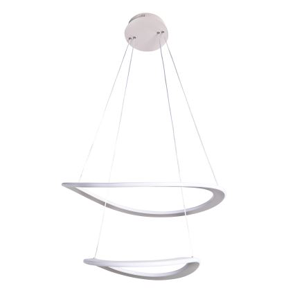 LED lestenec na kablu CASHMERE LED/75W/230V Ø 59,5 cm, bela