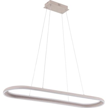 LED lestenec na kablu CASHMERE LED/80W/230V 30x100 cm bela