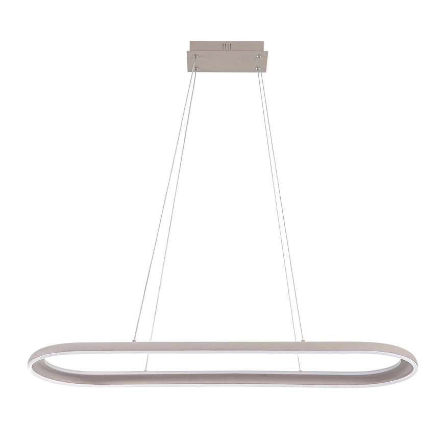 LED lestenec na kablu CASHMERE LED/80W/230V 30x100 cm bela