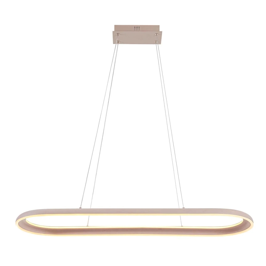 LED lestenec na kablu CASHMERE LED/80W/230V 30x100 cm, bež