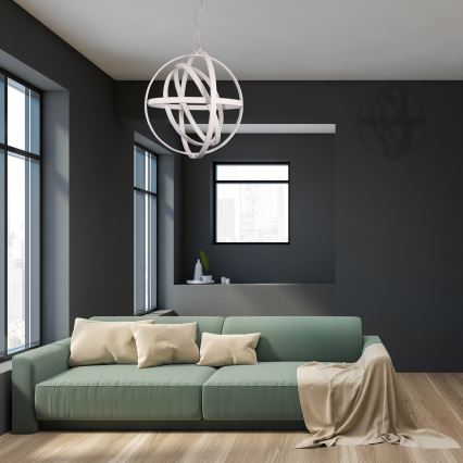 LED lestenec na kablu COPERNICUS LED/260W/230V, bela