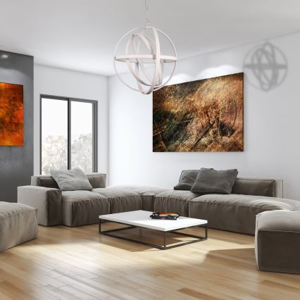 LED lestenec na kablu COPERNICUS LED/260W/230V, bela