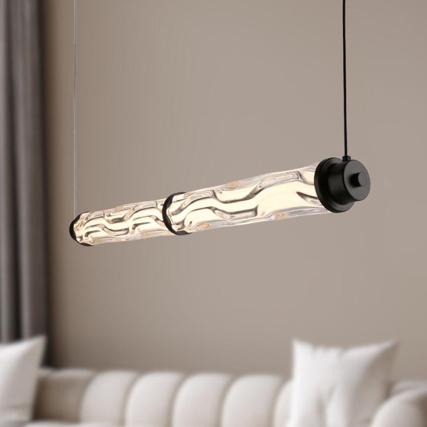 LED lestenec na kablu CORTE LED/18W/230V črn