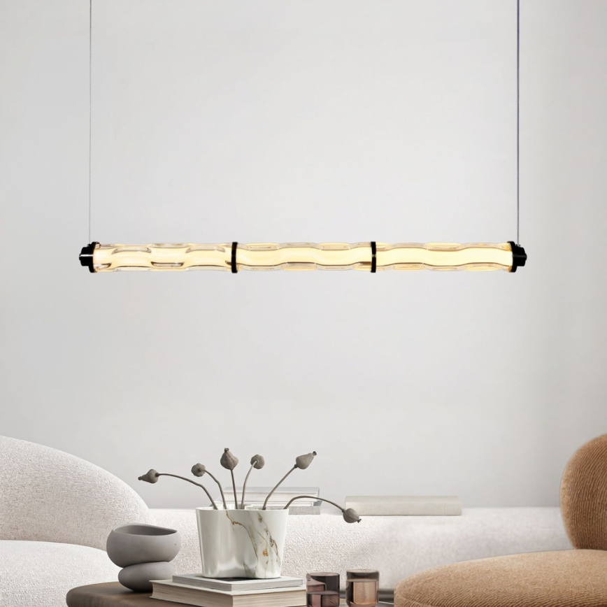 LED lestenec na kablu CORTE LED/25W/230V črna