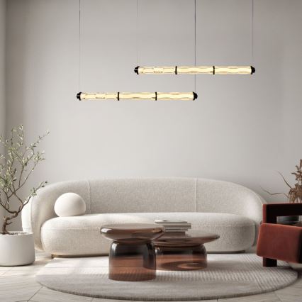 LED lestenec na kablu CORTE LED/25W/230V črna