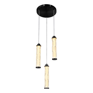 LED lestenec na kablu CORTE LED/25W/230V črna