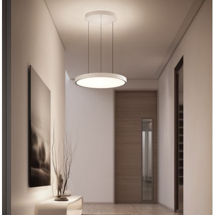 LED lestenec na kablu DENVER LED/76W/230V bež