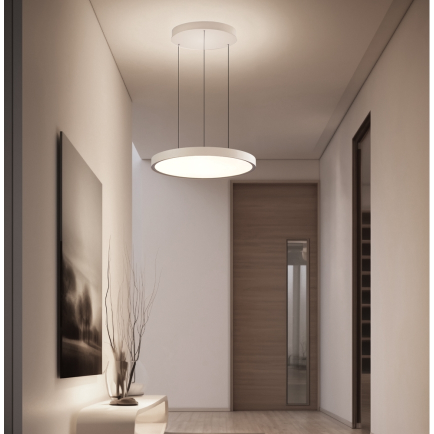 LED lestenec na kablu DENVER LED/76W/230V bež