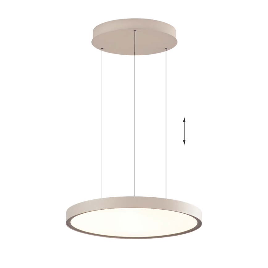 LED lestenec na kablu DENVER LED/76W/230V bež