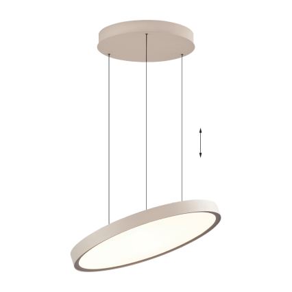 LED lestenec na kablu DENVER LED/76W/230V bež