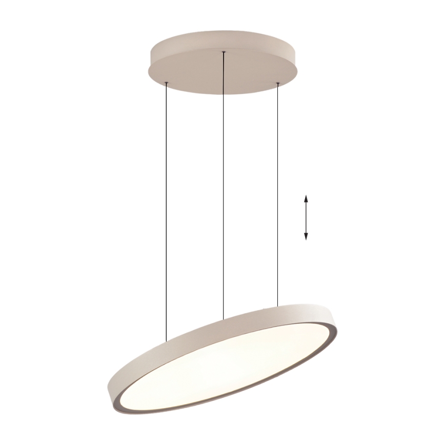 LED lestenec na kablu DENVER LED/76W/230V bež