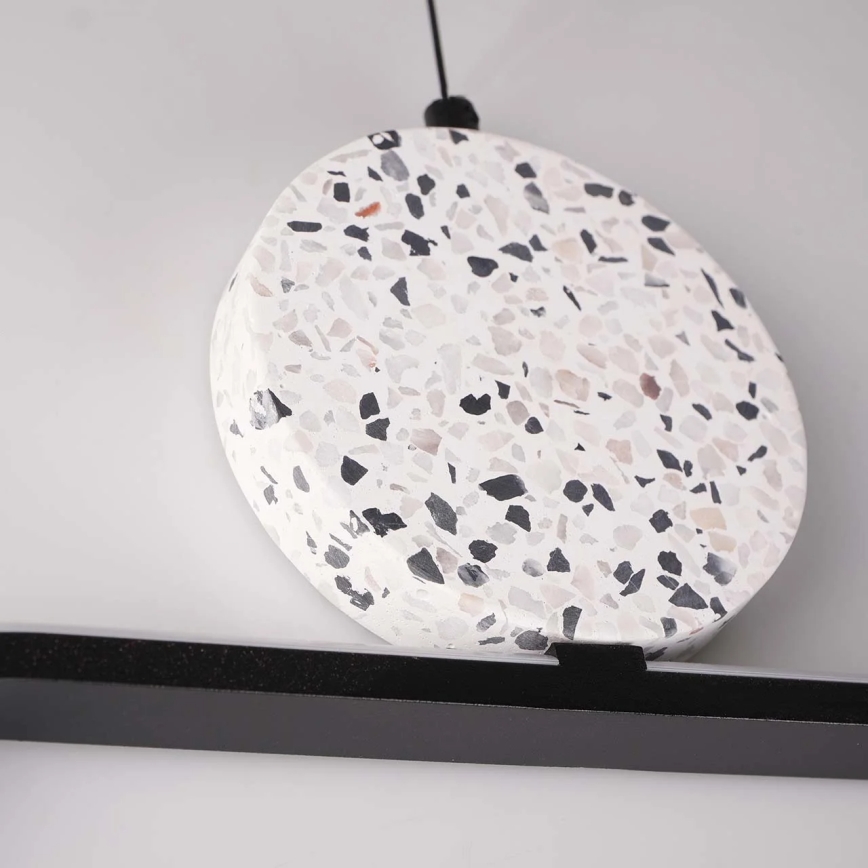 LED lestenec na kablu FLORENTYNA LED/48W/230V 4000K črna/bela