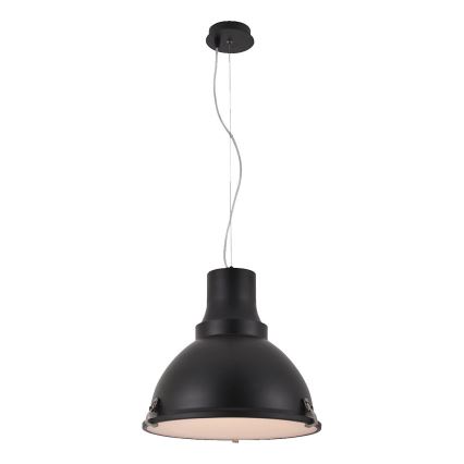 LED lestenec na kablu INDUSTRY 1xE27/60W/230V črna