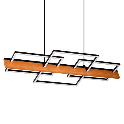LED lestenec na kablu LARYSA LED/35W/230V, borovina