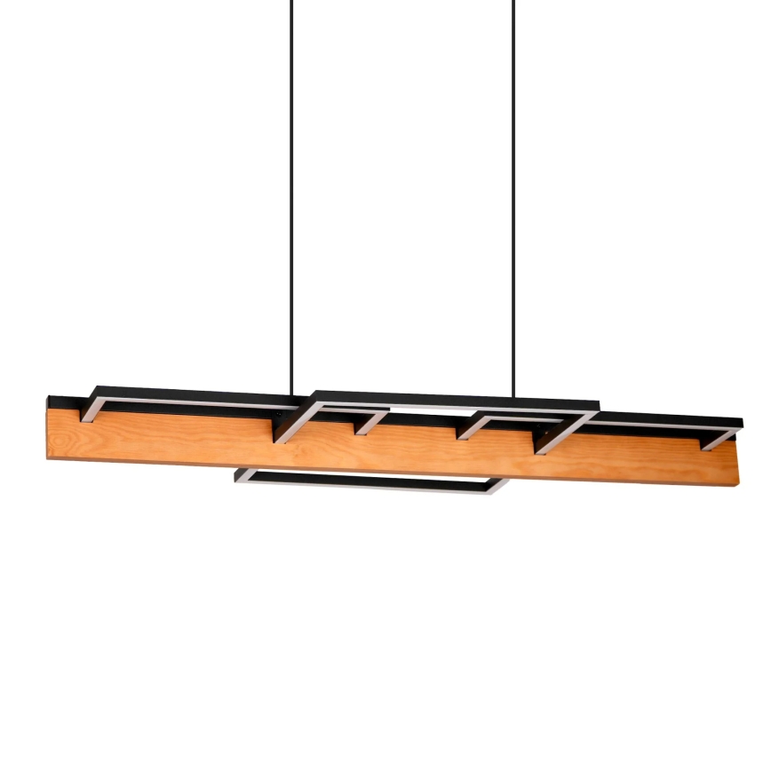 LED lestenec na kablu LARYSA LED/35W/230V, borovina
