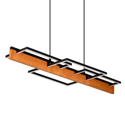 LED lestenec na kablu LARYSA LED/35W/230V, borovina