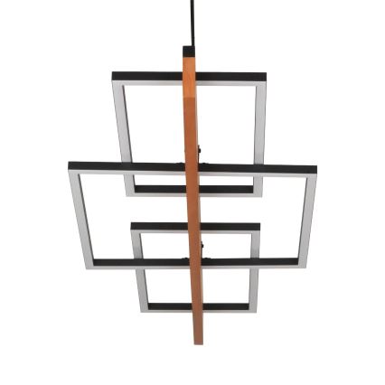 LED lestenec na kablu LARYSA LED/35W/230V, borovina
