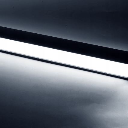 LED Lestenec na kablu LED/44W/230V 6000K 120 cm črna