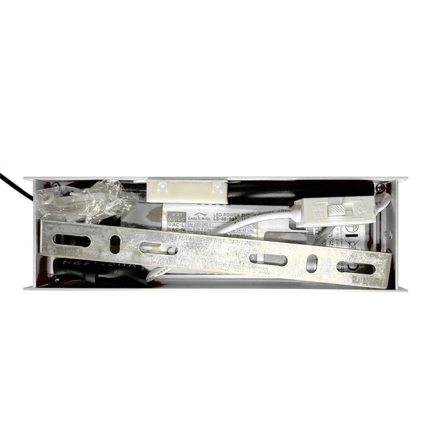LED lestenec na kablu LINEA LED/36W/230V 3000/4000/5700K CRI 90 bela