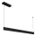 LED lestenec na kablu LINEA LED/36W/230V 3000/4000/5700K CRI 90 črna