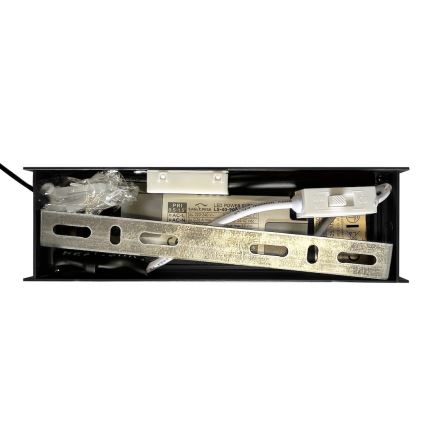 LED lestenec na kablu LINEA LED/36W/230V 3000/4000/5700K CRI 90 črna